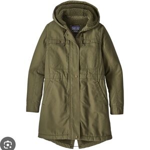 Patagonia Olive Green Hooded Jacket small